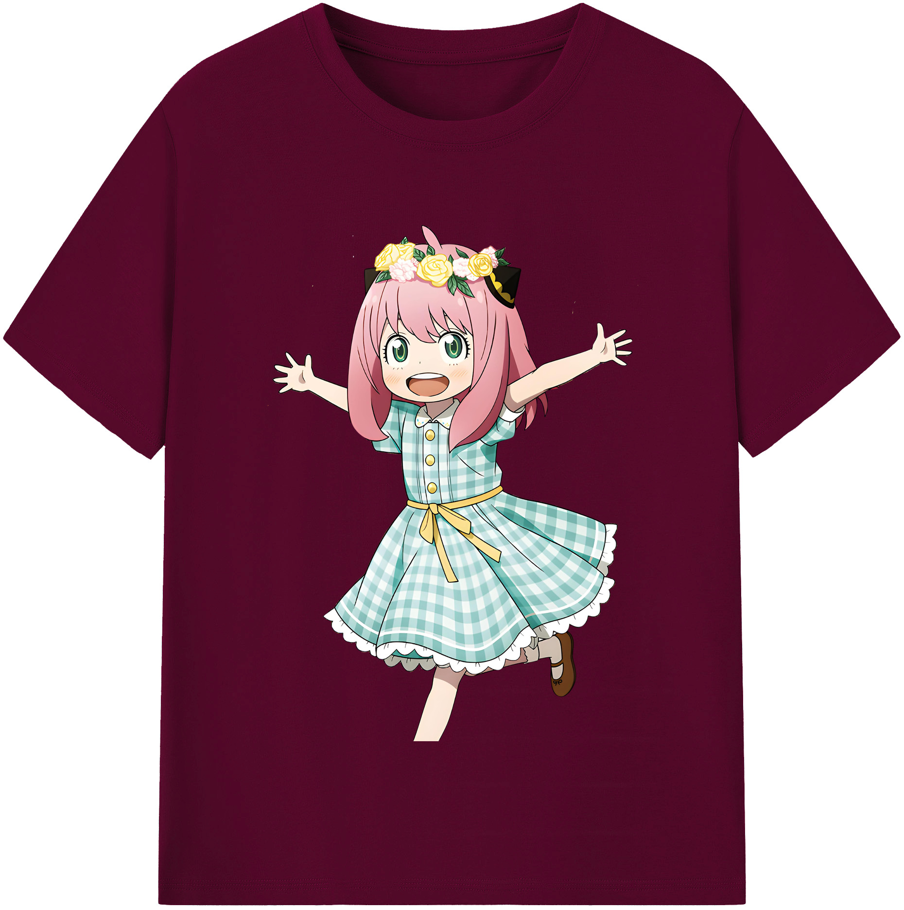 （画像用） SPY×FAMILY间谍家家酒 レディースカジュアルプリントTシャツ（綿100％）